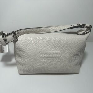 Coach Cream Leather Shoulder Bag